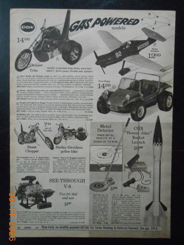 1971 cox gas powered - gas, chopper