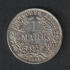 1 Mark Argent, ALLEMAGNE 1915