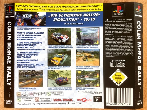 Colin mcrae rally - rally, jaquette