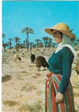 TUNISIE - KERKENA - la bergère