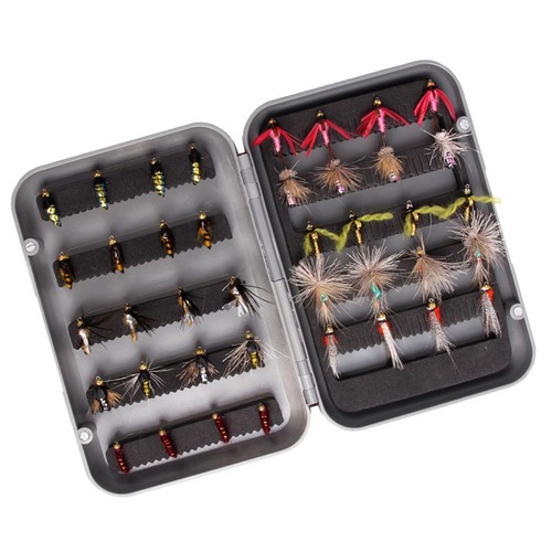 Lot hameçons à - 40, mouche