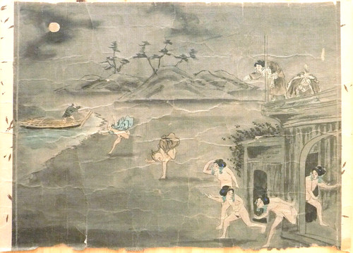 Aquarelle peinture érotique