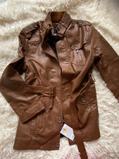 blouson cuir homme Houtao