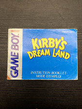 NOTICE SEULE Kirby's Dream Land GameBoy GB Game boy