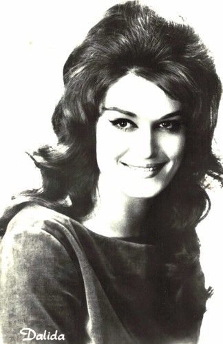 Dalida carte postale - dalida,