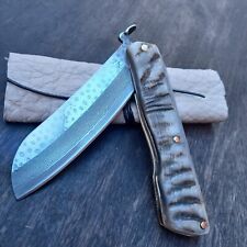 Magnifique Couteau HIGONOKAMI Manche en CORNE DE BÉLIER 