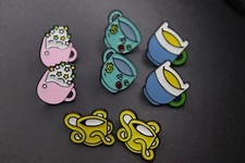 8 enamel lapel Pin Bundle