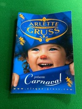 Programme Cirque - Arlette GRUSS - Carnaval - 2003