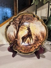Assiette décorative en