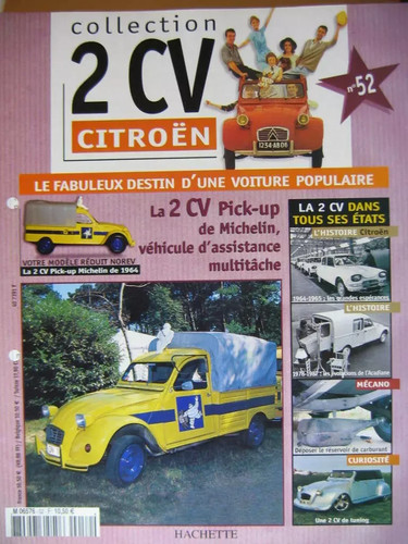 Fascicule citroën 2cv 52 - citroËn, 2cv.