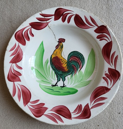 Ancienne assiette creuse - assiette,