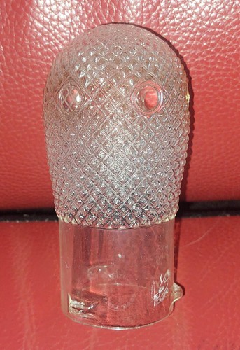 Verre lampe pétrole - verre,