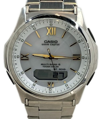 Montre blanche solaire casio - montre,