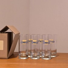 Lot 6 verres tube Ricard 20cl