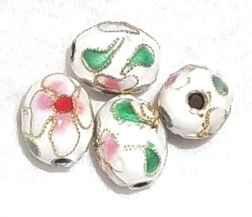 Perles cloisonnees mm - cloisonnees,