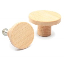 Bouton De Meuble En Bois
