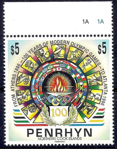 Penrhyn 1996 moderne - 1996, olympique