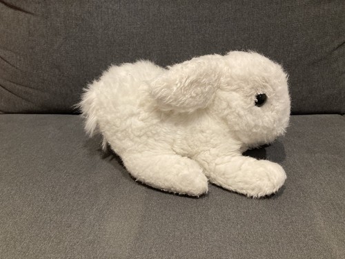 Peluche lapin blanc crème - peluche,
