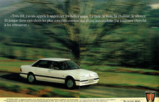 Publicité Advertising 0825 1988   Rover 820i  cuir bois chaleur silence  2p