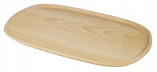 Assiette bois ovale 31x20cm