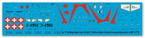 Marquages pour mirage - 1/72,