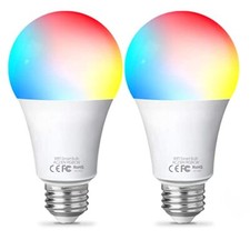 Ampoule Intelligente Wifi Led Smart Bulb E27, Fitop 10W RGBCW Ampoule Connectee 