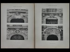 P. PLANAT, DETAILS DE FACADES