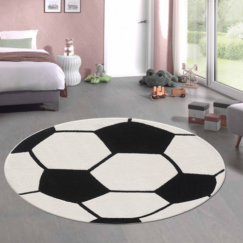 Tapis rond football souple - rond,