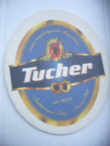 Rare sous bock bière tucher - bock,