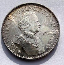 Pièce 50 Francs 1974 Monaco