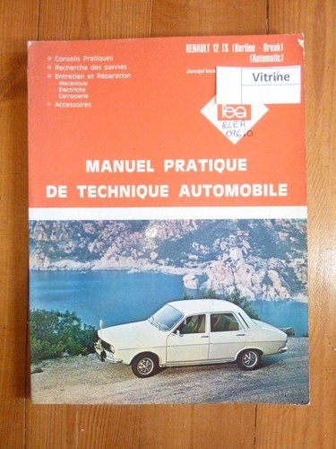 R12 revue technique renault - r12,
