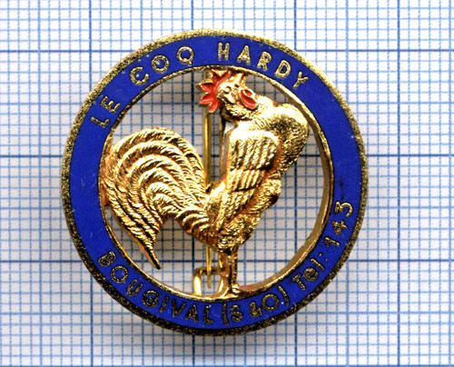 Insigne badge brooch - insigne, coq