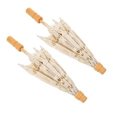  2 Pcs Petit Parasol Ombrelle Mariage Accessoire De La Mariée Décorations Fête