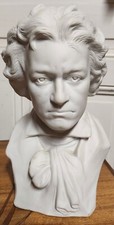 Ancien Buste en Biscuit 