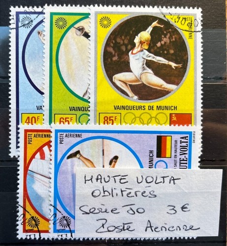 Timbres haute volta série - volta, jo