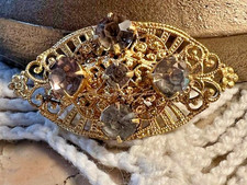 Broche Tchèque cristal de