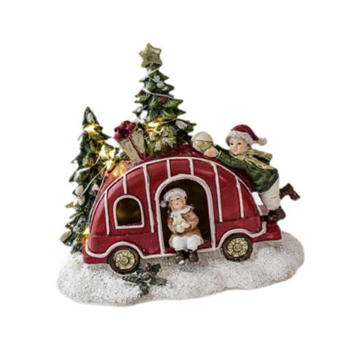 Figurine noël illuminée - figurine,