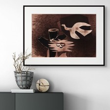 Braque Bird Lithograph Print