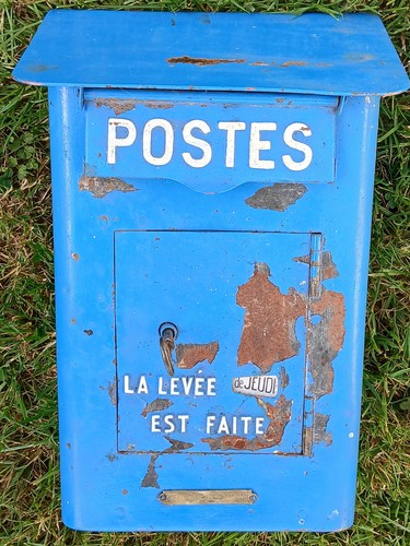 Ancienne boite lettres poste - boite,