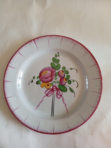 Ancienne assiette faïence - ancienne,