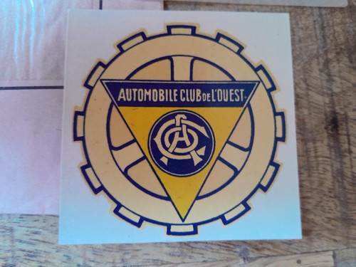 Ancien autocollant automobile - ancien,