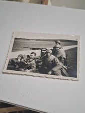 Photo Insigne France 40 Maginot Mitrailleuse 