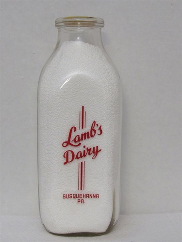 Sspq milk bottle lamb - milk, lamb's