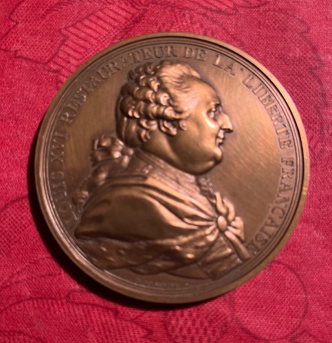 Médaille bronze louis - en,