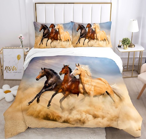 Housse couette chevaux - de,