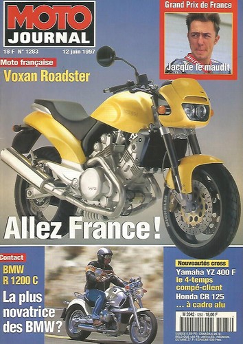Moto journal 1283 voxan - moto,