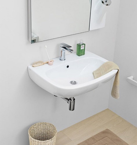 Lavabo suspendu colonne salle - lavabo,