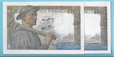10 FRANCS MINEUR du 19=11=1942