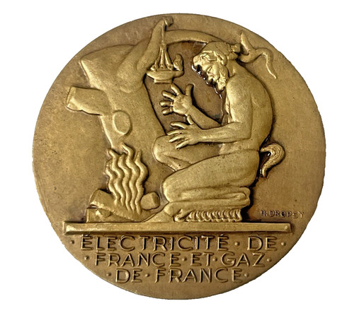 Médaille électricité - médaille, de