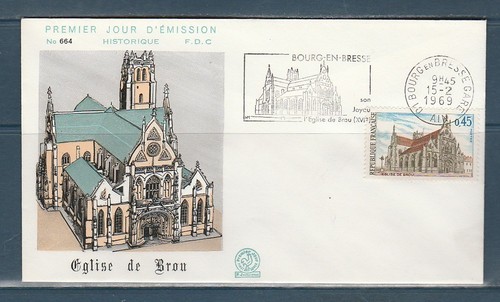 Enveloppe 1er jour église - jour, de